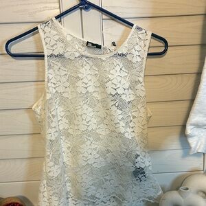 The Kooples Lace Tank Top- French Size 3- US MED/LG